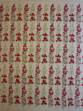 Dentelle florale brodée - Lemona