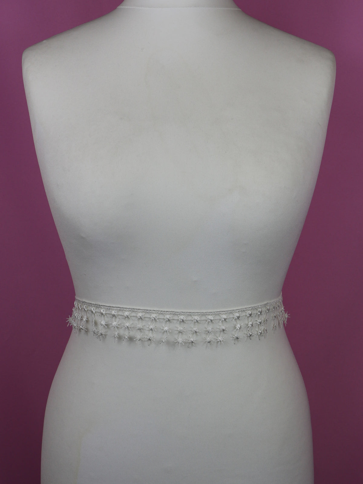 Galon de Dentelle Guipure Ivoire - Faye