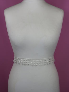 Galon de Dentelle Guipure Ivoire - Faye