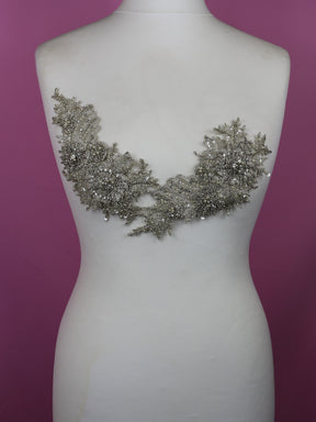 Applique en cristal brodée - Freesia