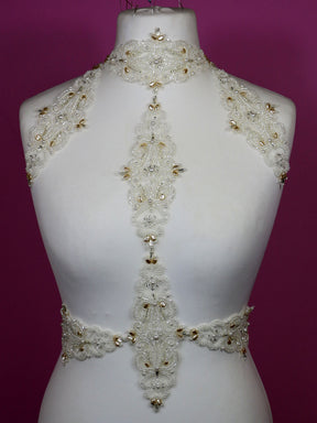 Applique en cristal brodée - Gisele