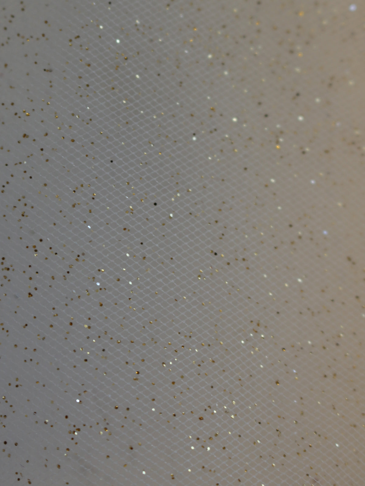 Tulle à paillettes or (300cm/119") - Effervescence