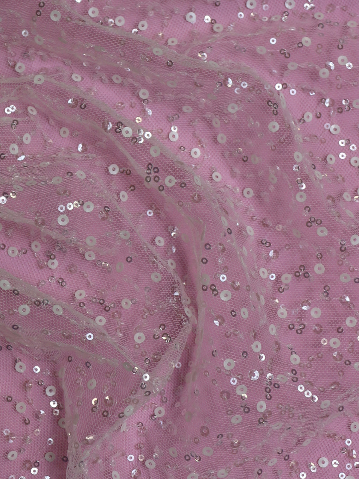Tulle ivoire avec sequins - Graziella