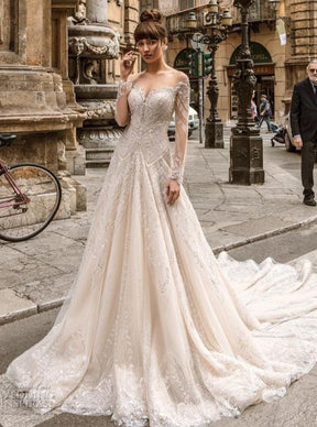 Dentelle perlée ivoire - Maxi