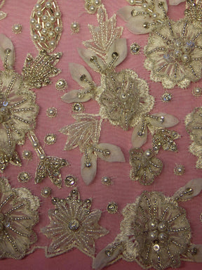 Dentelle Perlée Ivoire - Esme