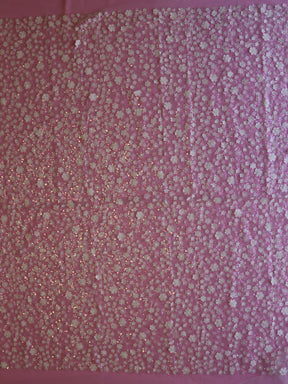 Dentelle Florale 3D Ivoire - Mirren