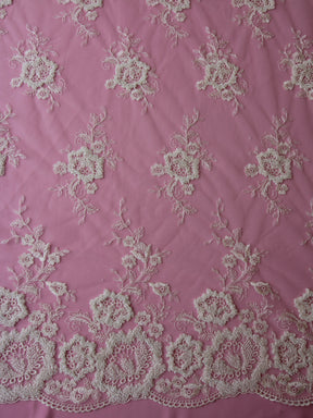 Dentelle Perlée Ivoire - Melinda