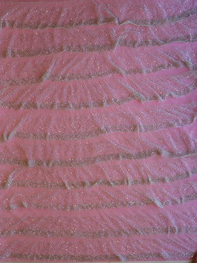 Dentelle ivoire perlée à la main - Baptiste