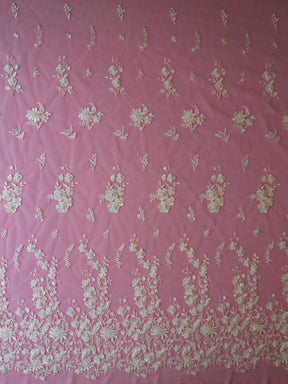 Dentelle Perlée Ivoire - Mariella