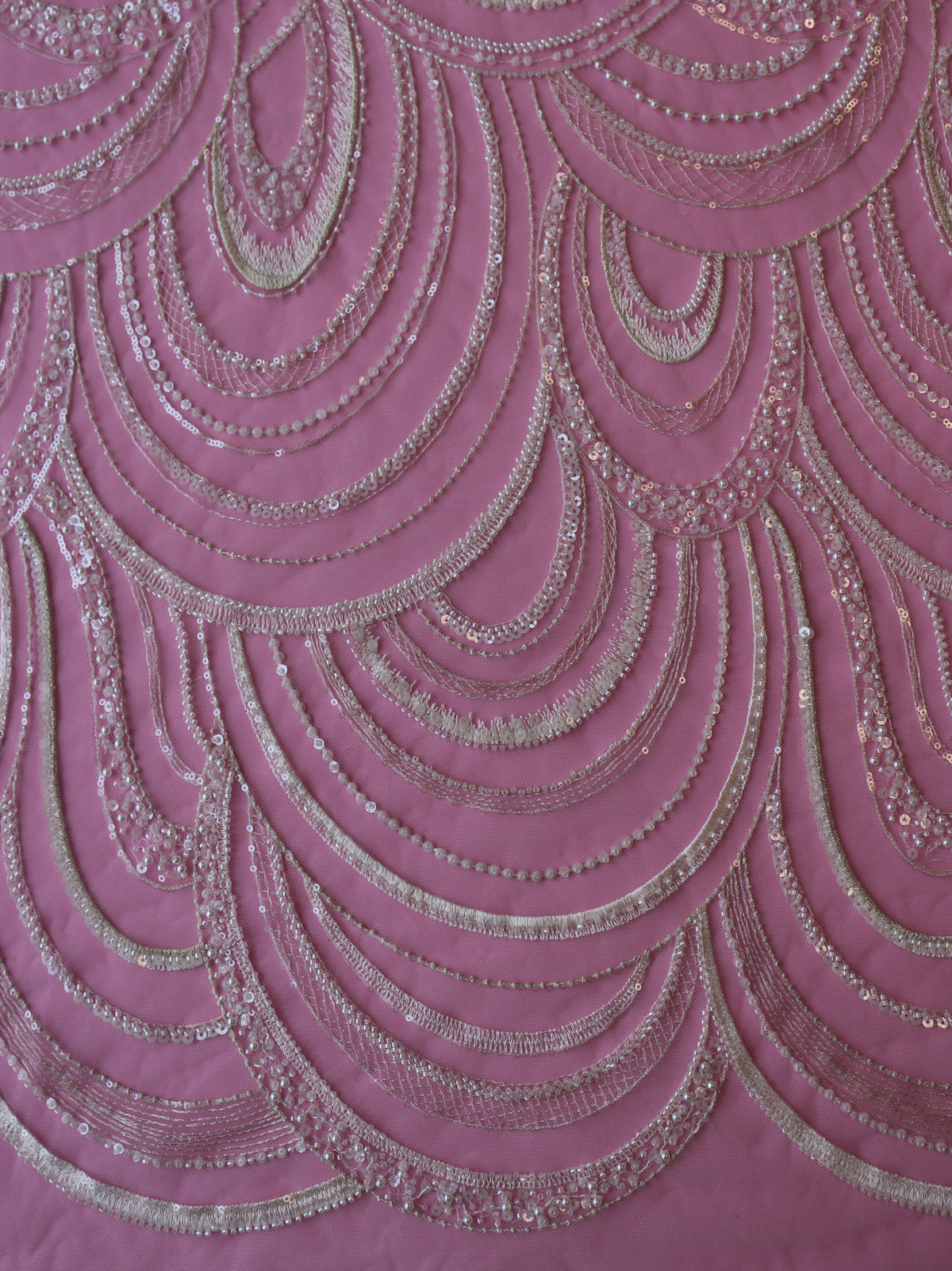 Dentelle Perlée Ivoire - Mason
