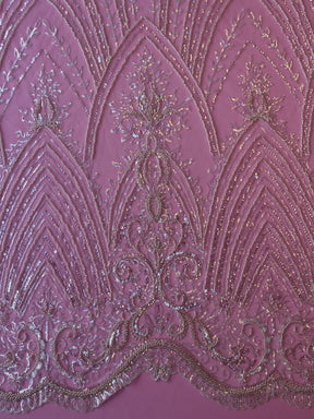 Dentelle perlée ivoire - Maxi