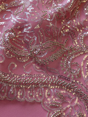 Dentelle perlée ivoire - Maxi