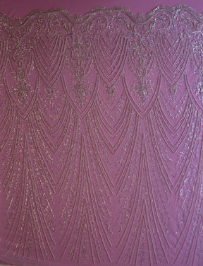 Dentelle perlée ivoire - Maxi