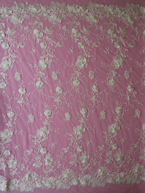 Dentelle Perlée Ivoire - Mercy