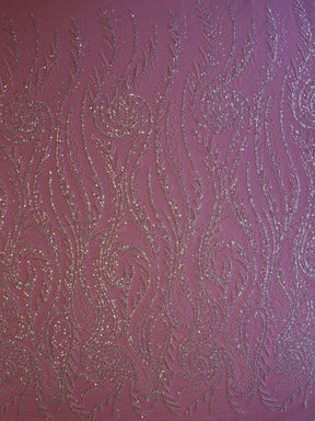 Dentelle ivoire perlée et perles - Tiago