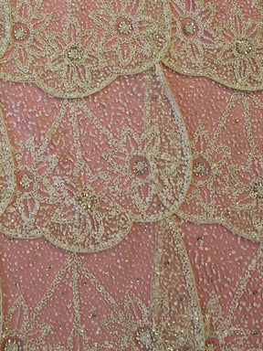 Dentelle superposée perlée ivoire - Tori