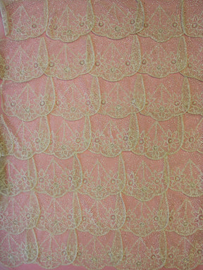 Dentelle superposée perlée ivoire - Tori