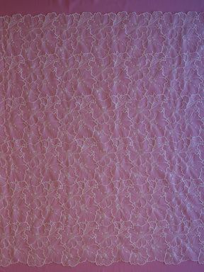 Dentelle brodée ivoire - Monique