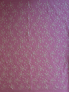 Dentelle brodée ivoire - Pomme