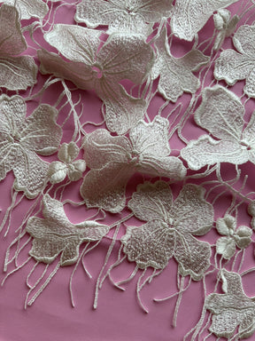 Dentelle Broderie Italienne Ivoire - Raniya