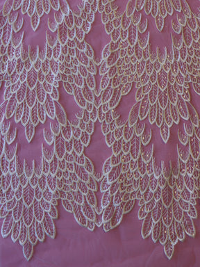 Dentelle Brodée Ivoire - Hilaria