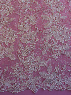 Dentelle pailletée ivoire - Mémoire