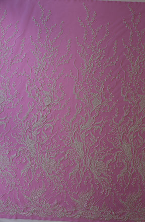 Dentelle pailletée ivoire - Panopolis