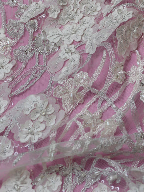 Dentelle Ivoire Brodée Laser - Cruz