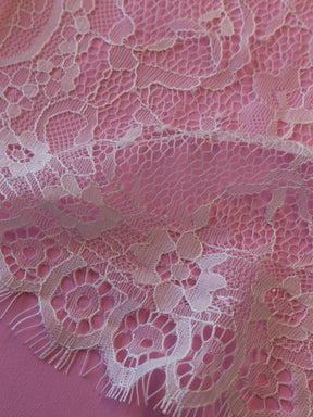 Dentelle Florale Légère Ivoire - Iona