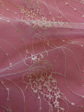 Dentelle Raschel ivoire - Clarisse