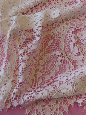 Dentelle Raschel ivoire - Felicidad