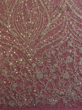 Dentelle ivoire perlée à la main - Leandra