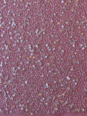 Dentelle à paillettes ivoire - Thelma