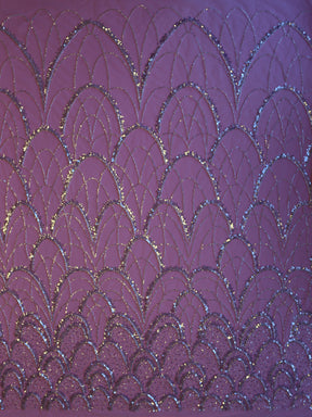 Dentelle à paillettes ivoire - Zazzi