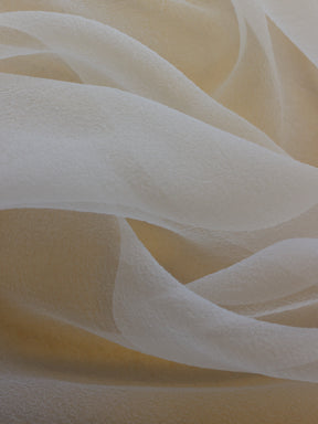 Organza froissé ivoire - Gracieux