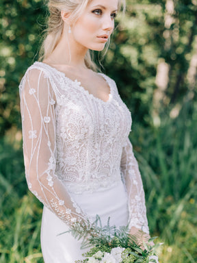 Dentelle Brodée Ivoire – Vera