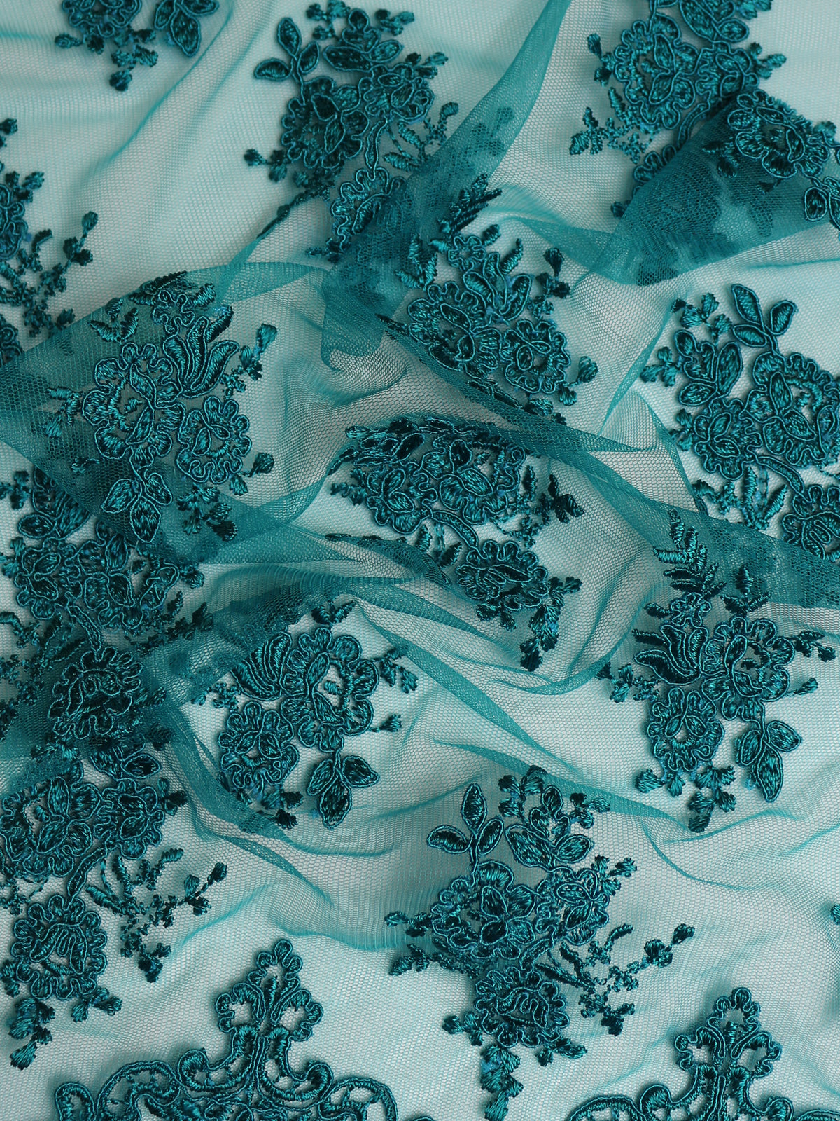 Dentelle torsadée bleu sarcelle - Janis