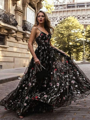 Dentelle Brodée Noire - Jenna