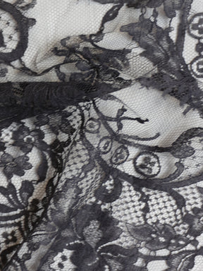 Dentelle Chantilly Grise - Kate