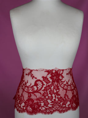 Bordure en Dentelle en Rouge Vif - Kate