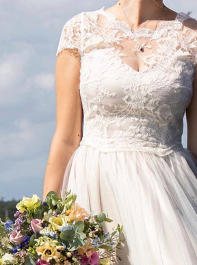 Dentelle Chantilly Blanche - Kate