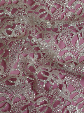 Dentelle pailletée ivoire - Logan