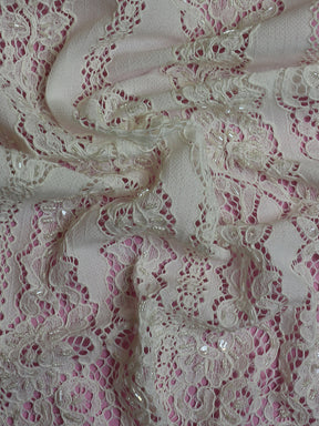 Dentelle Perlée Ivoire - Magnolia
