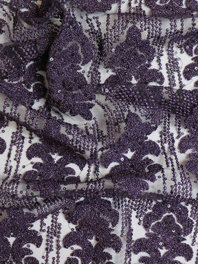 Dentelle Brodée Violette – Mara