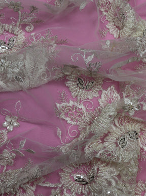 Dentelle Perlée Ivoire - Maya