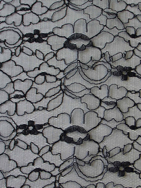 Dentelle cordée marine - Leanne