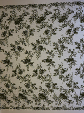 Dentelle Vert Olive - Roberta.