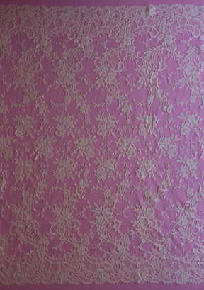 Dentelle Chantilly ivoire biologique - Hima