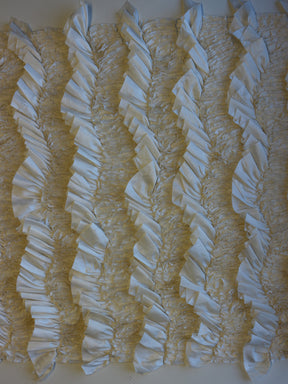 Broderie Couture Ivoire - Pétales
