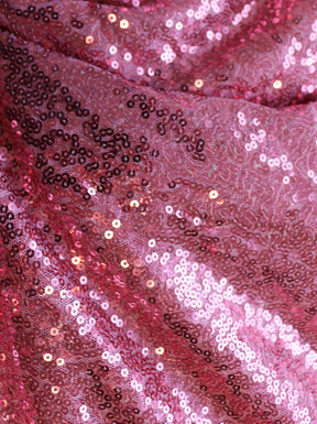 Tulle à paillettes rose - Glow
